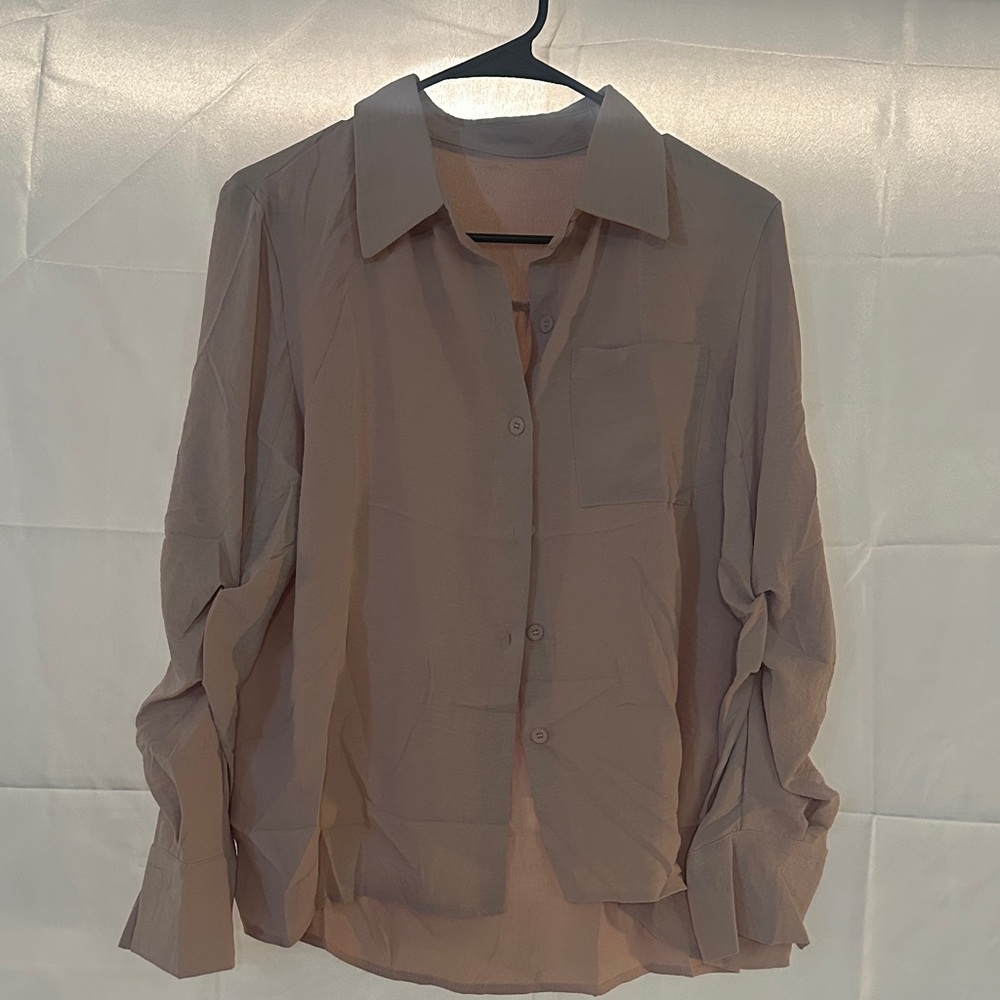 Chic Women's Beige Blouse